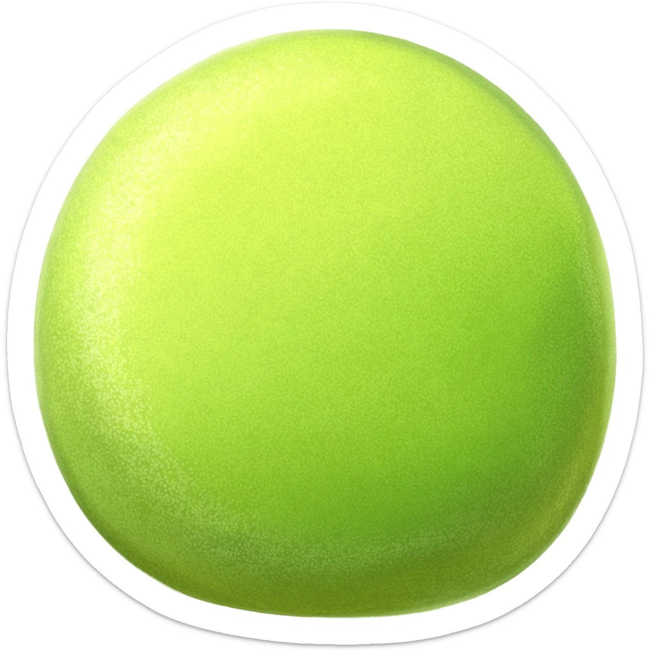 round japanese matcha mochi sticker