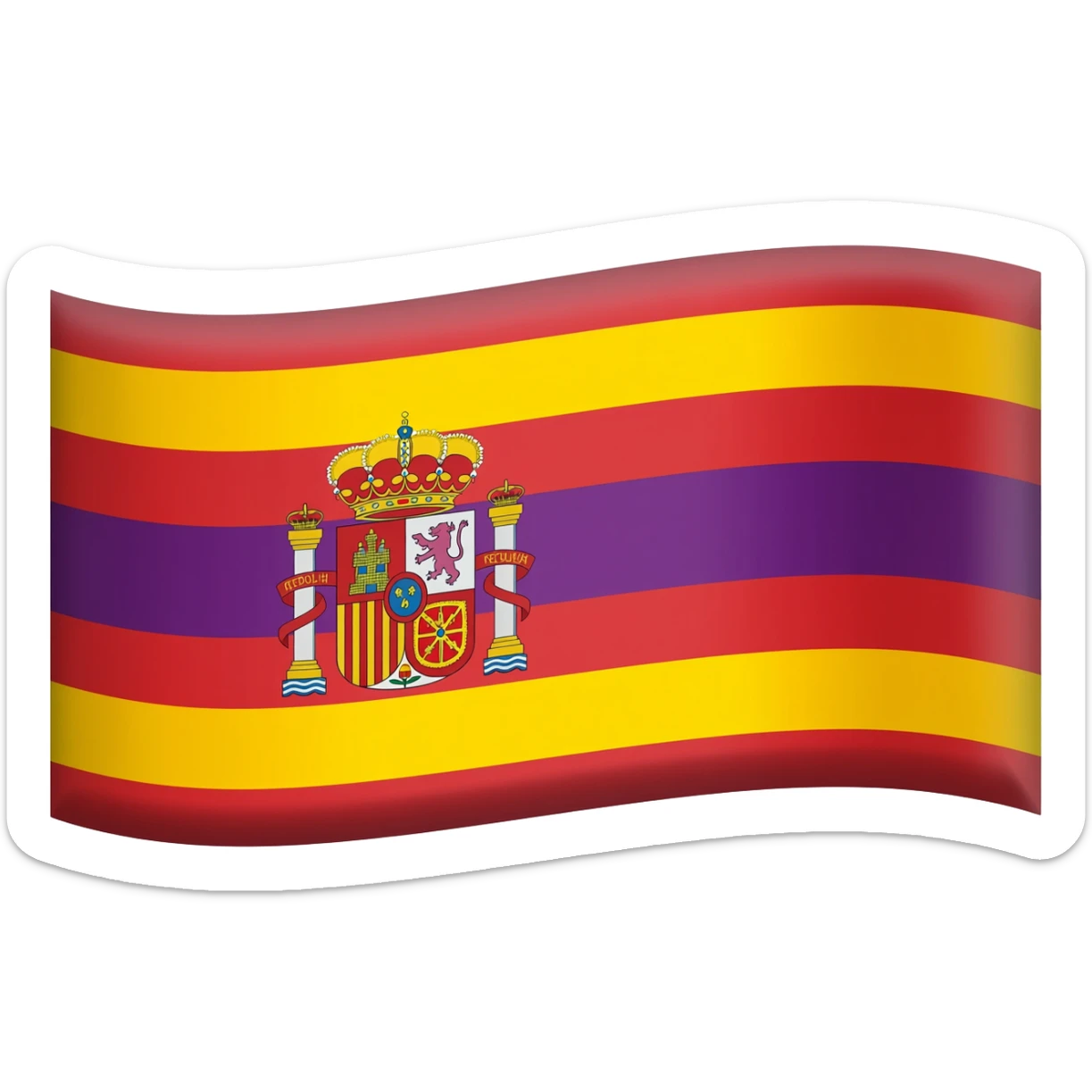 bandera republicana española sticker