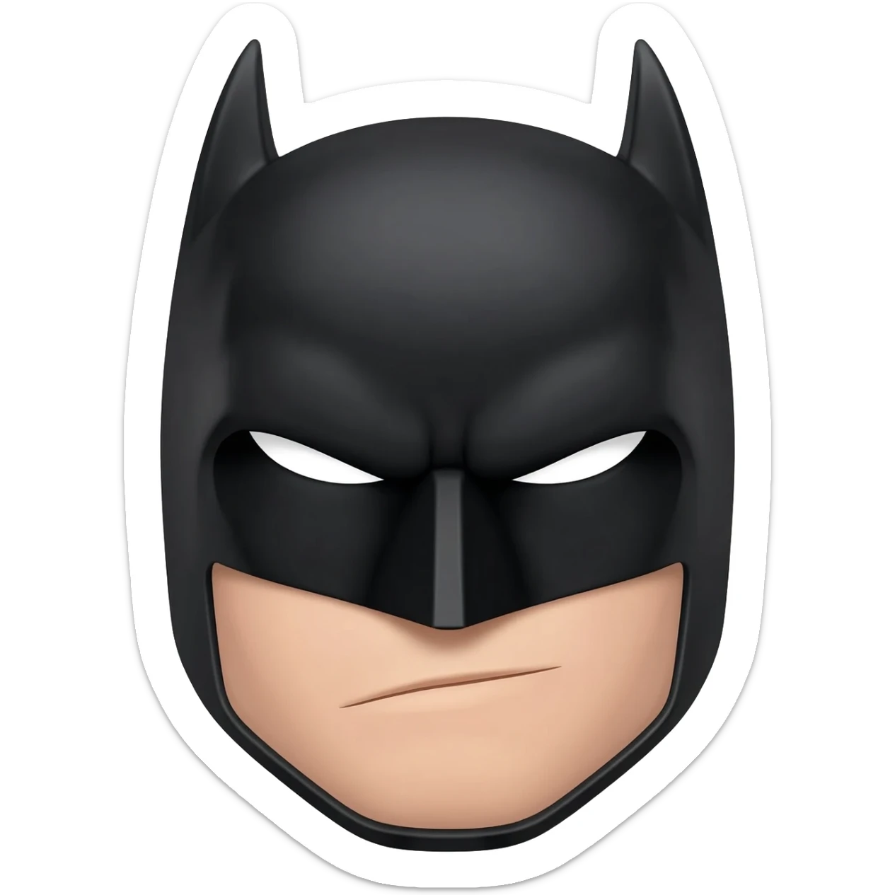 Batman face sticker