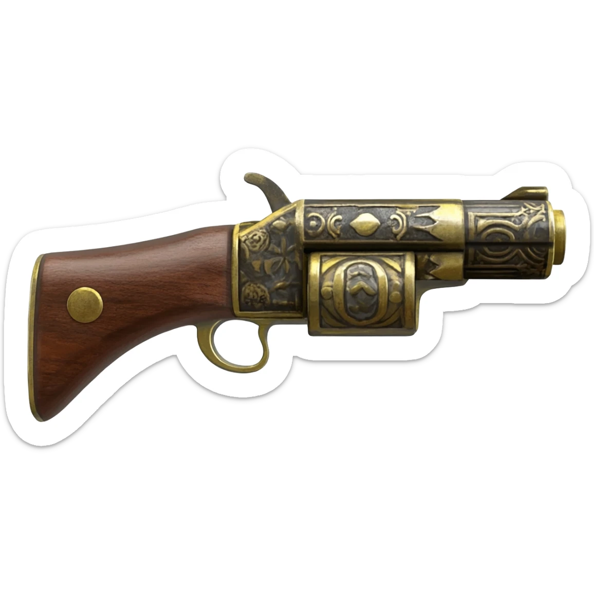 Weird Ghana gun sticker