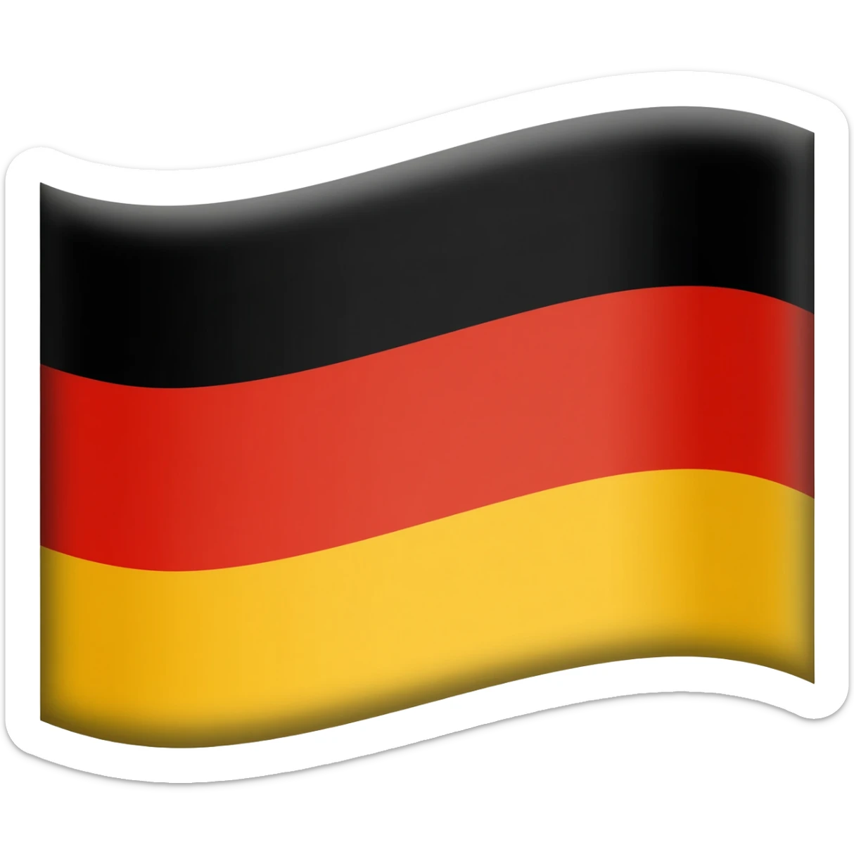 Generate an emoji of the Flag of the German Empire since the 2nd World War sticker