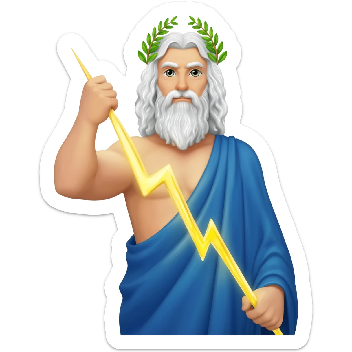 zeus god sticker