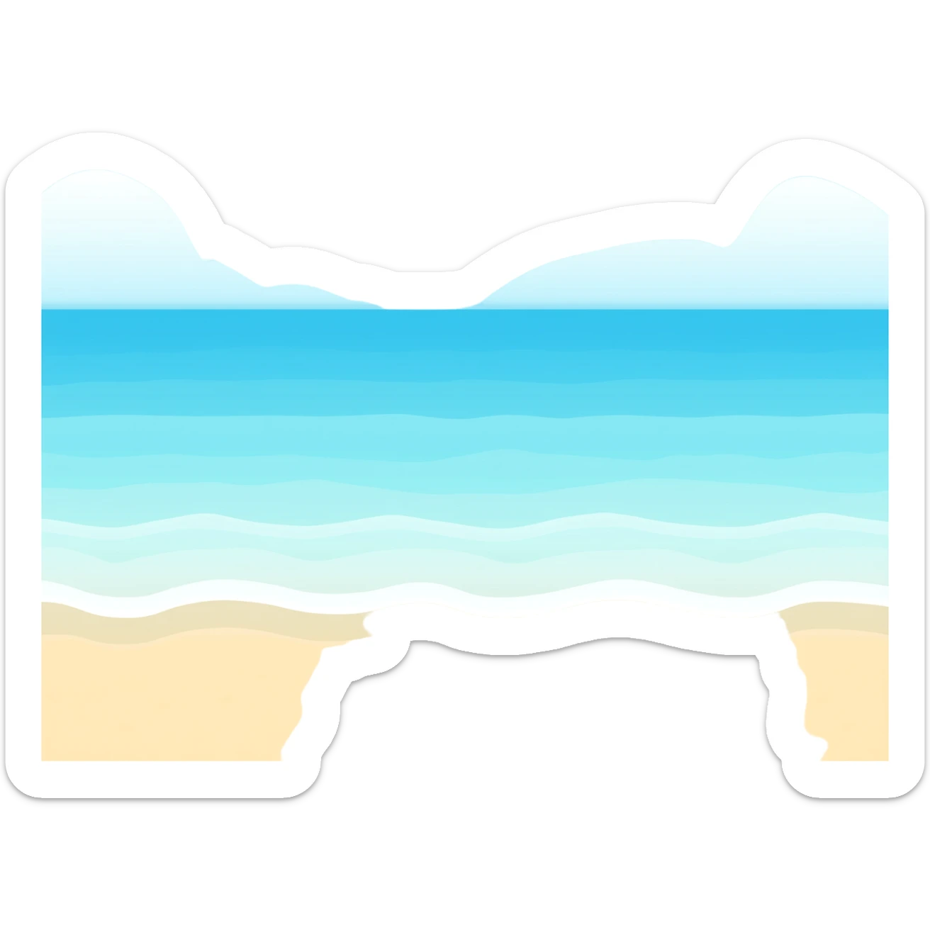 Beach & Sea sticker