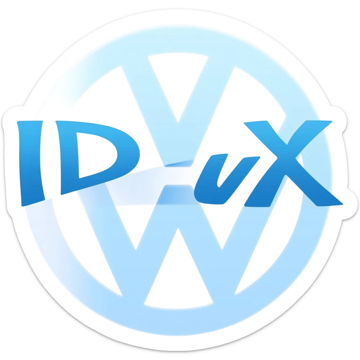 VolksWagen ID.UNYX logo sticker