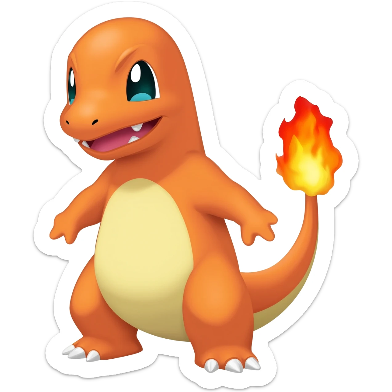 Photo-realistic Official Charmeleon sprite artwork sticker