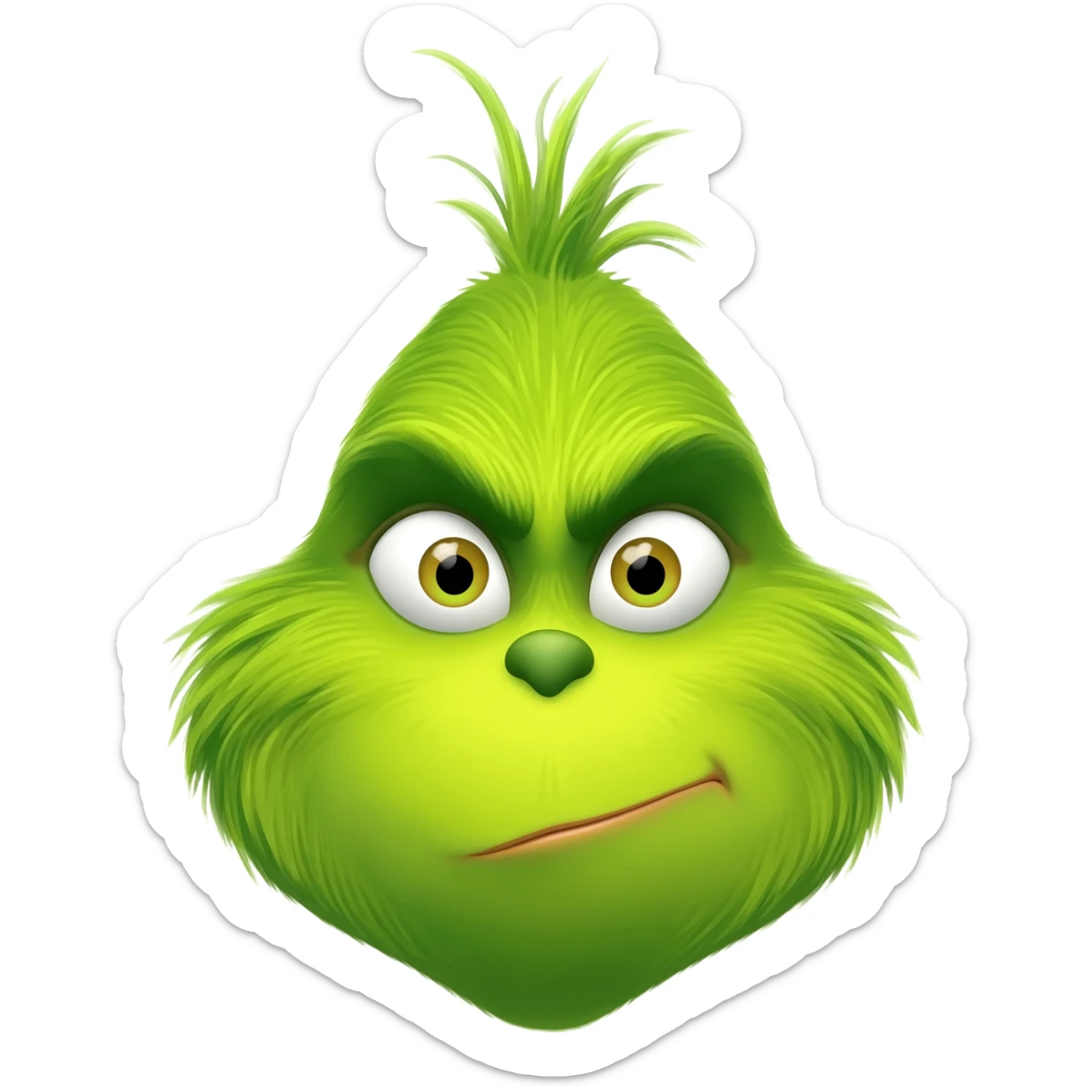Grinch sticker