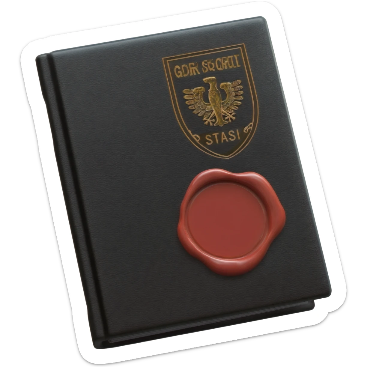 Classified Dossier, GDR German Secret police sticker