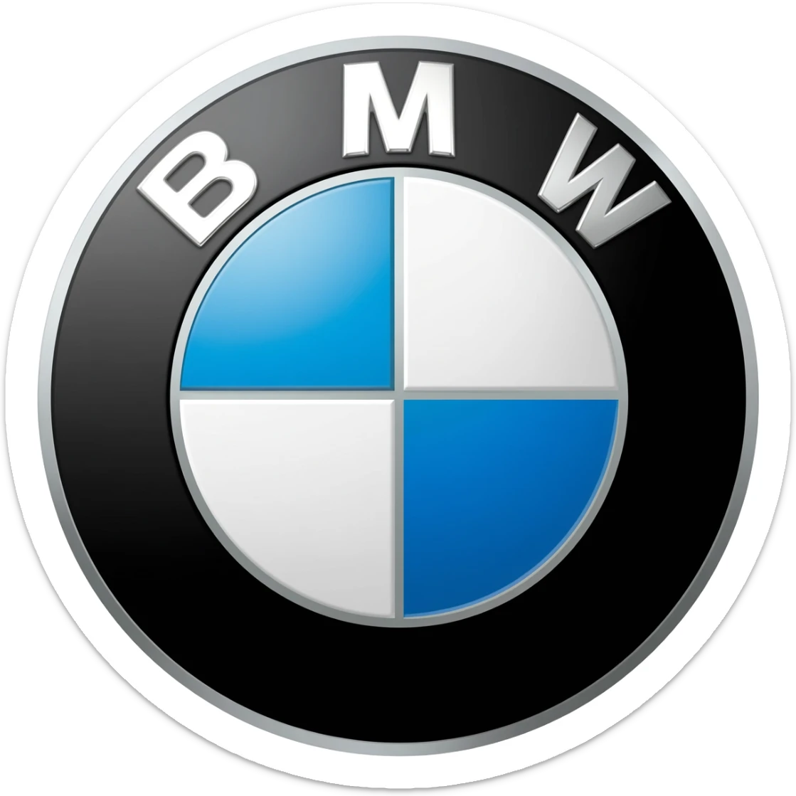 BMW logo sticker