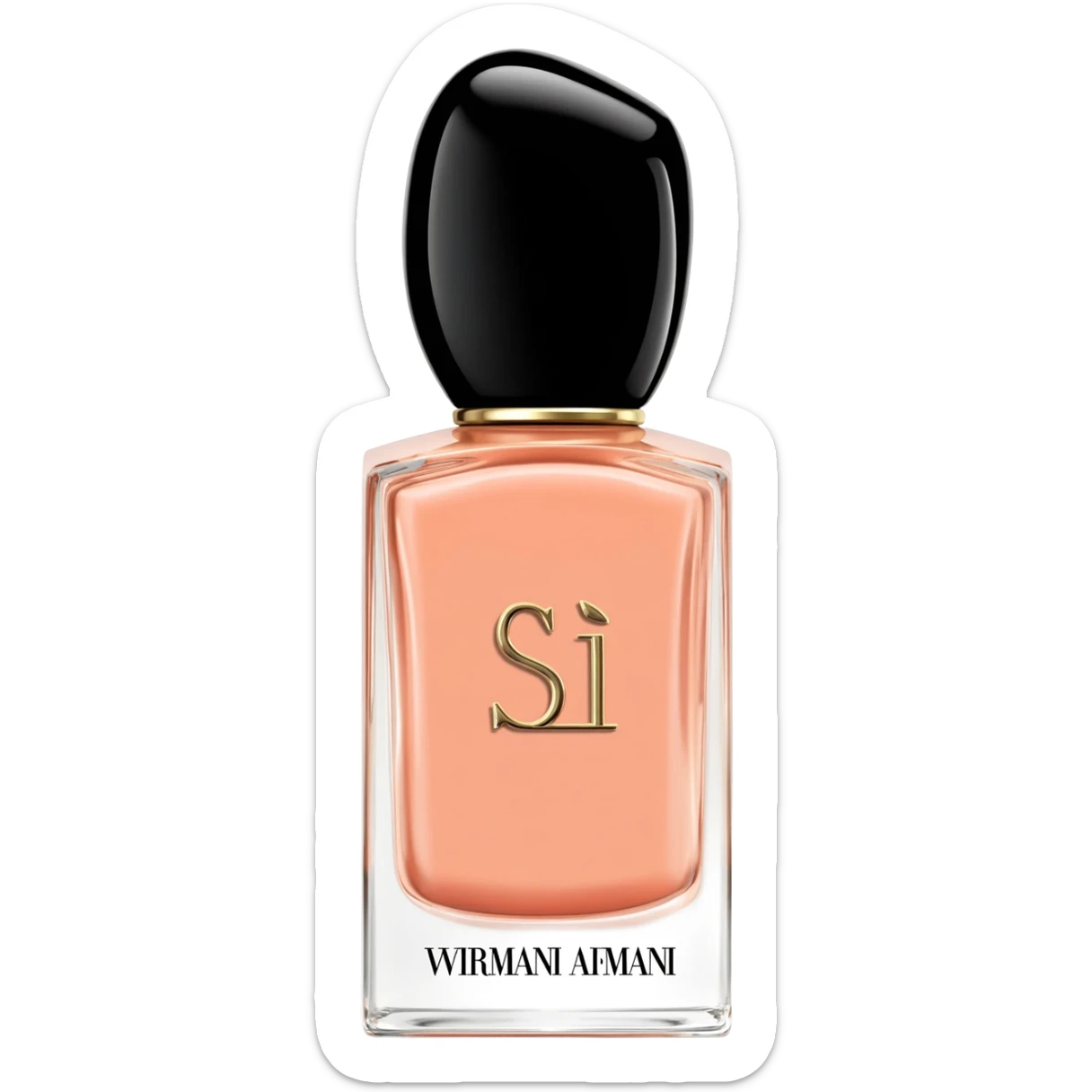 perfume armani si sticker