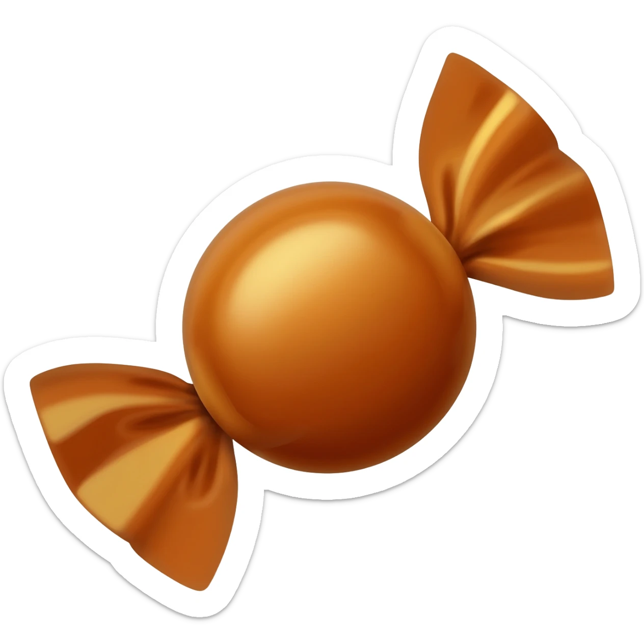 Caramel sticker