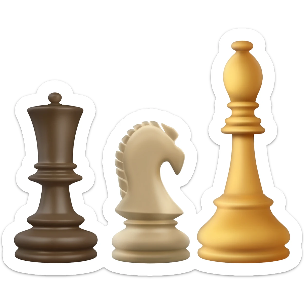 Chess Pieces sticker