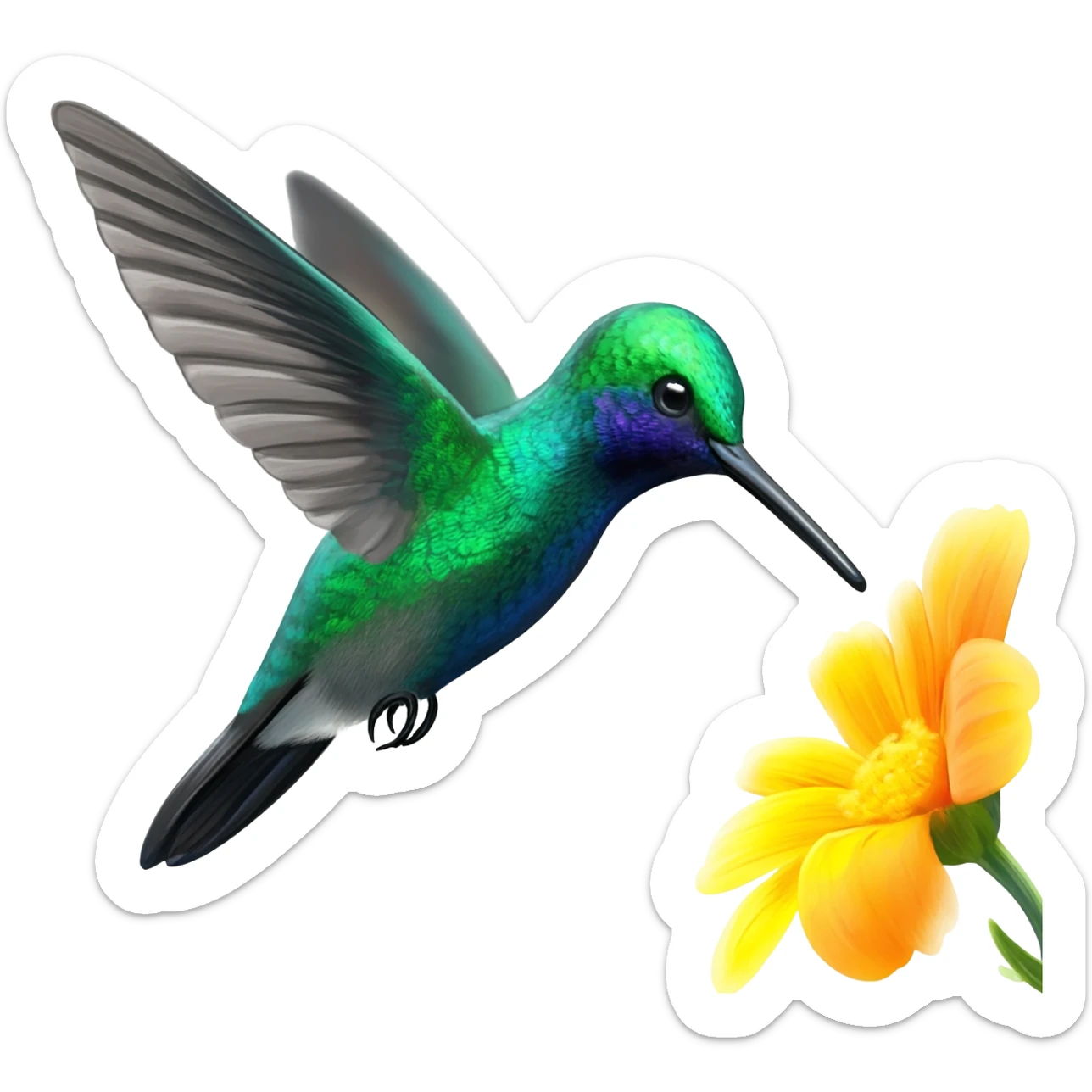 Colibri sticker