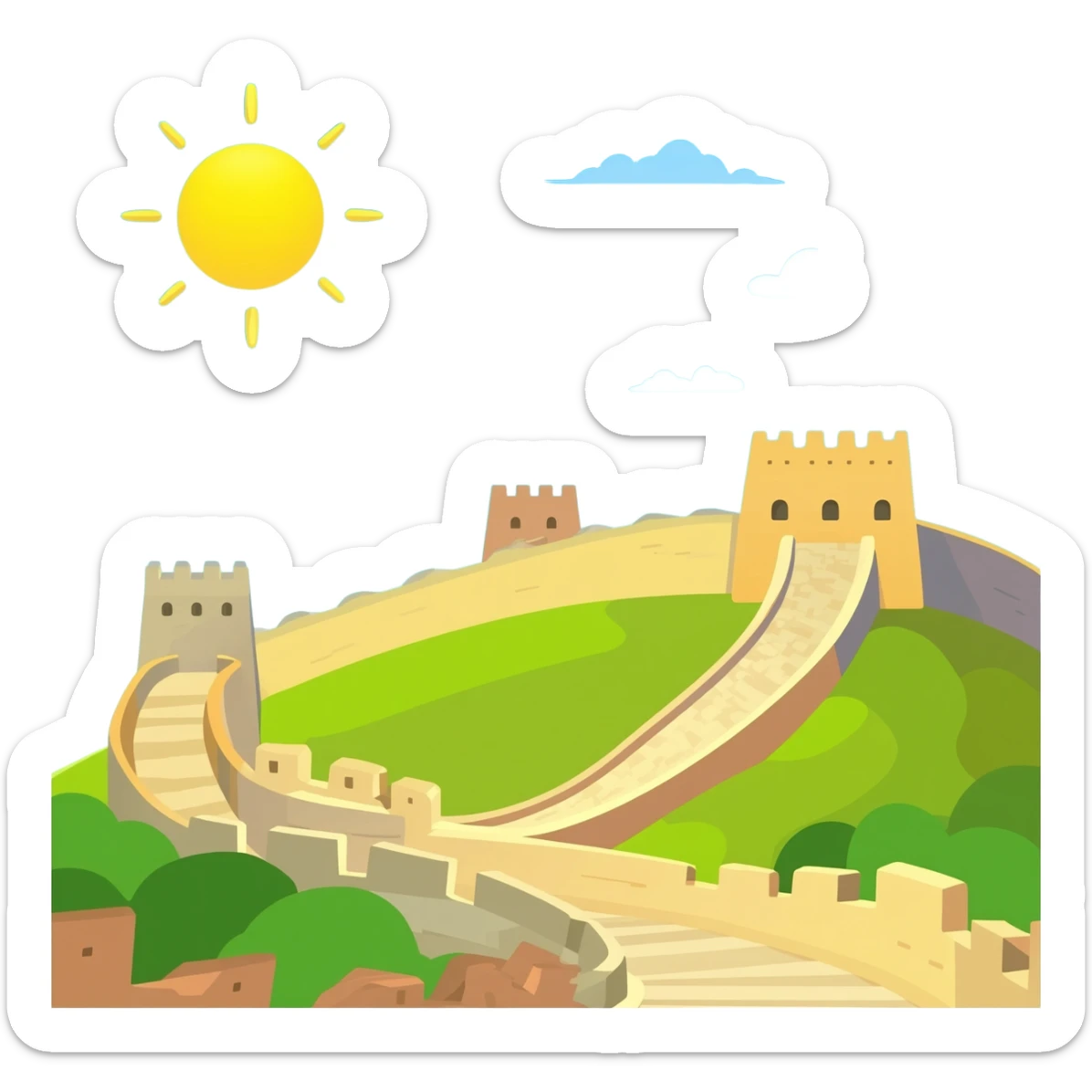 Great Wall of China sticker