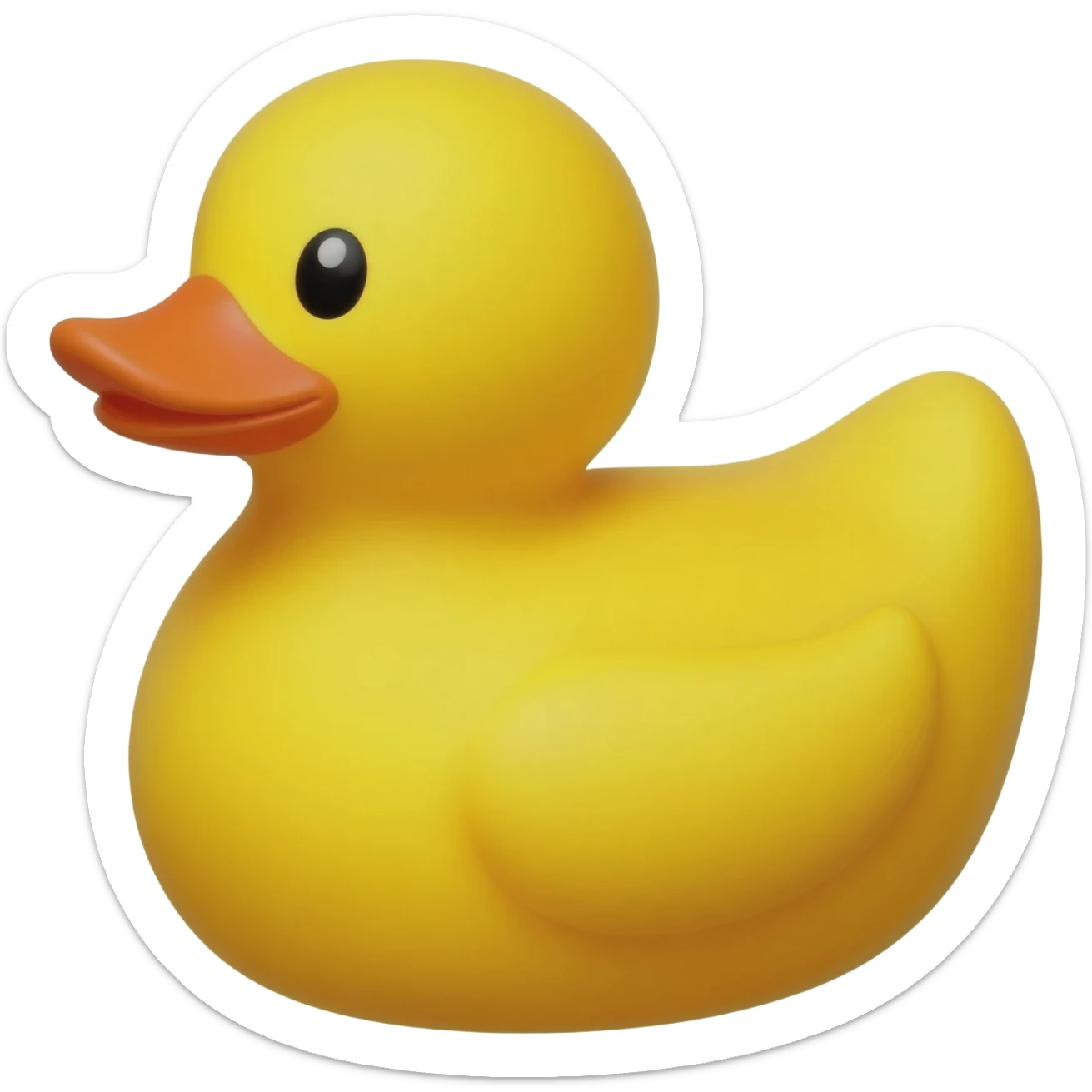 Rubber duckie sticker