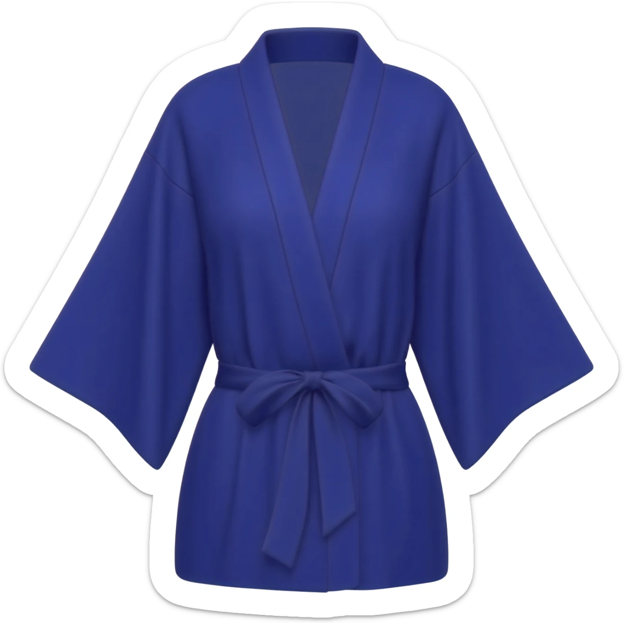 I said women kimono in navy rich royal blue shade. No other colors. But no face showing just the women kimono. sticker