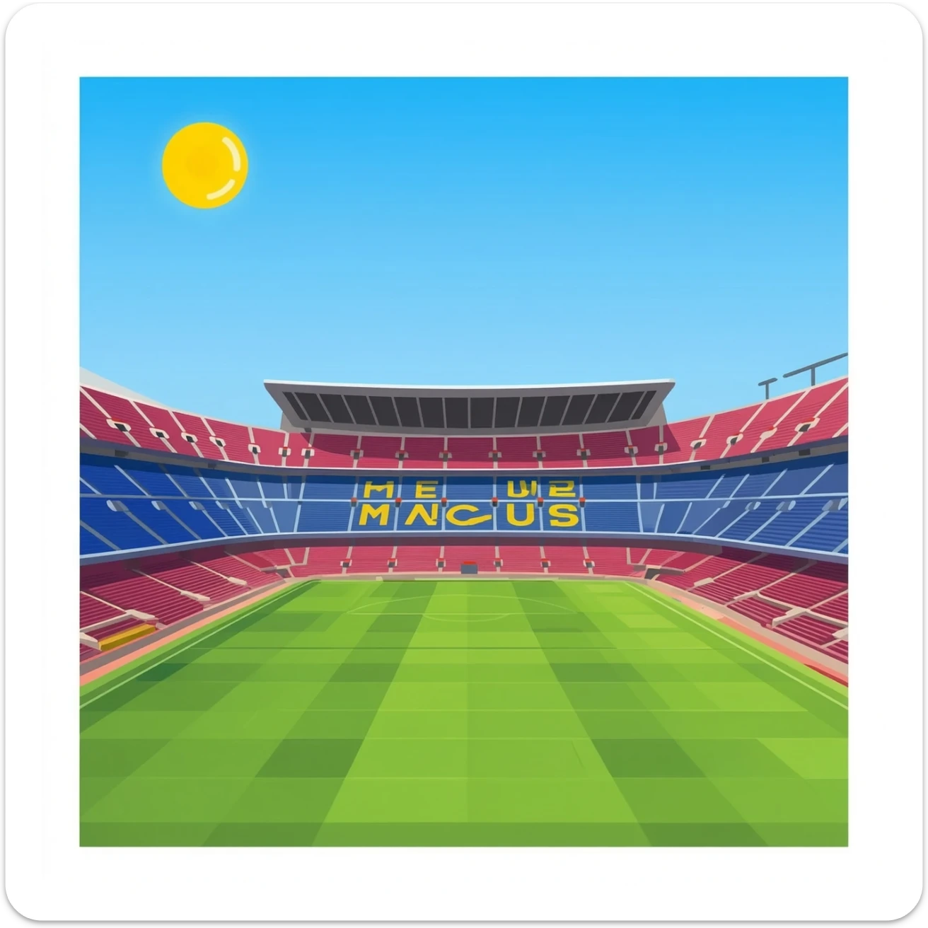 Barcelona club sticker