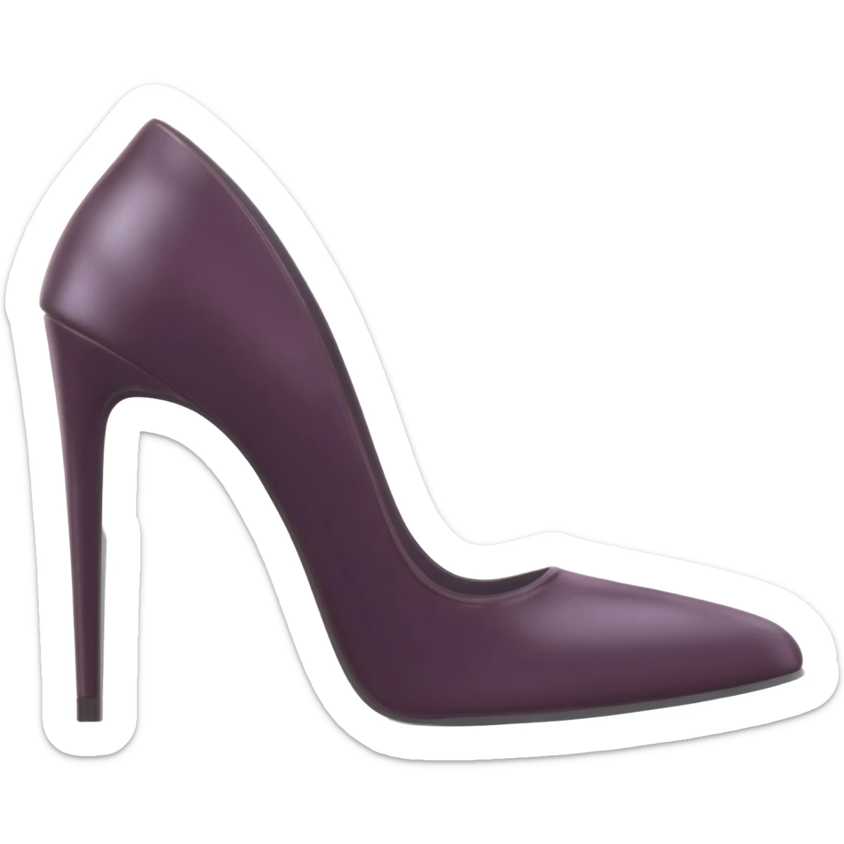 breathtaking illustration of Whimigothic aesthetic vibe of an isolated, extremely detailed hyper-detailed 10 inch stiletto high heels, side view, 16k hd, professional quailty, 600 dpi, sticker