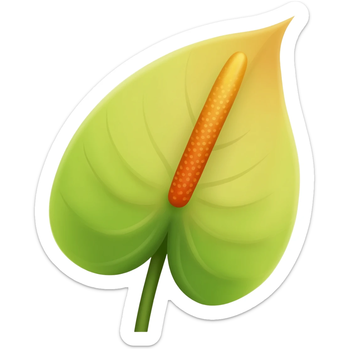 Anthurium andraeanum sticker