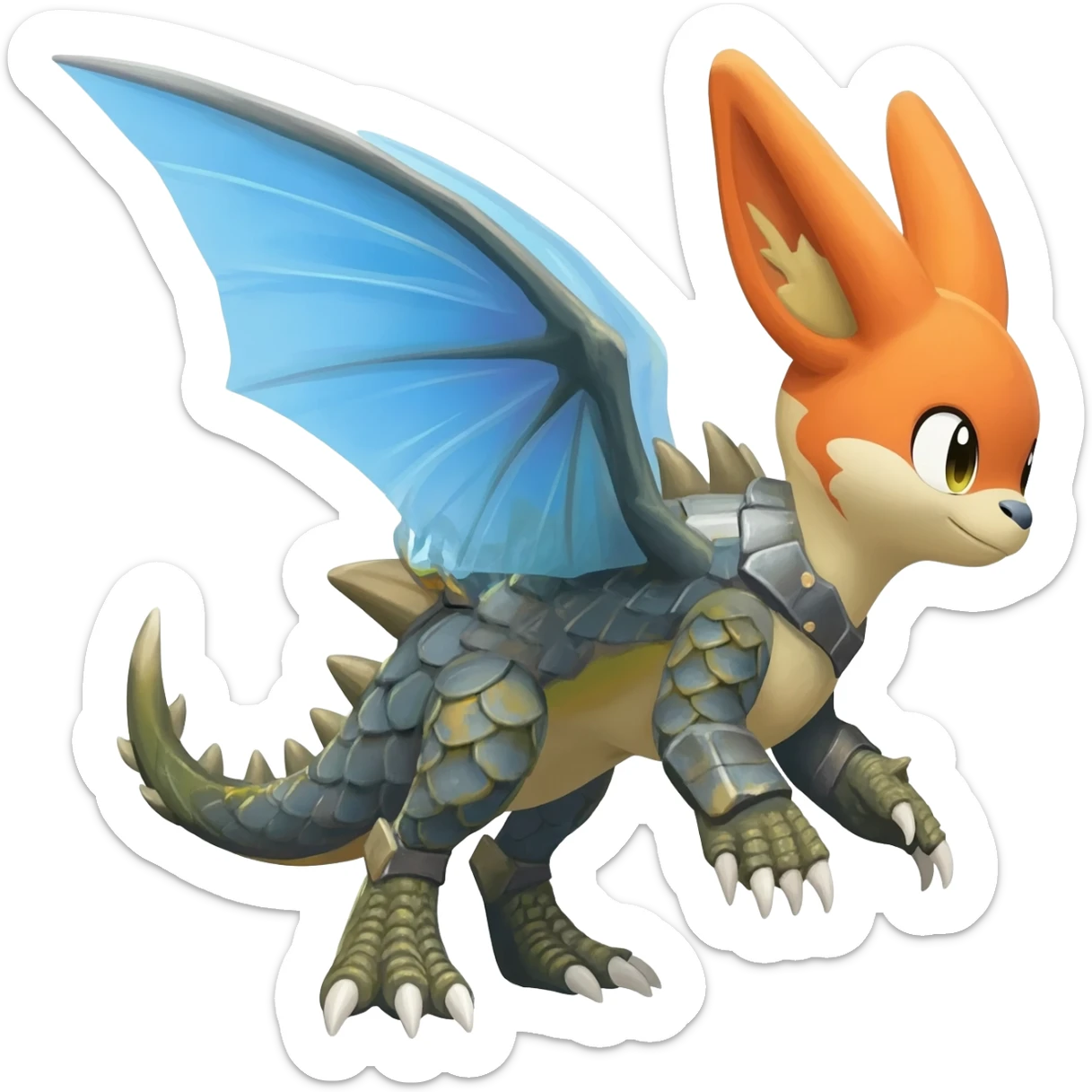  Noibat-Noivern-Trico-Nargacuga-Litten-Hybrid sticker