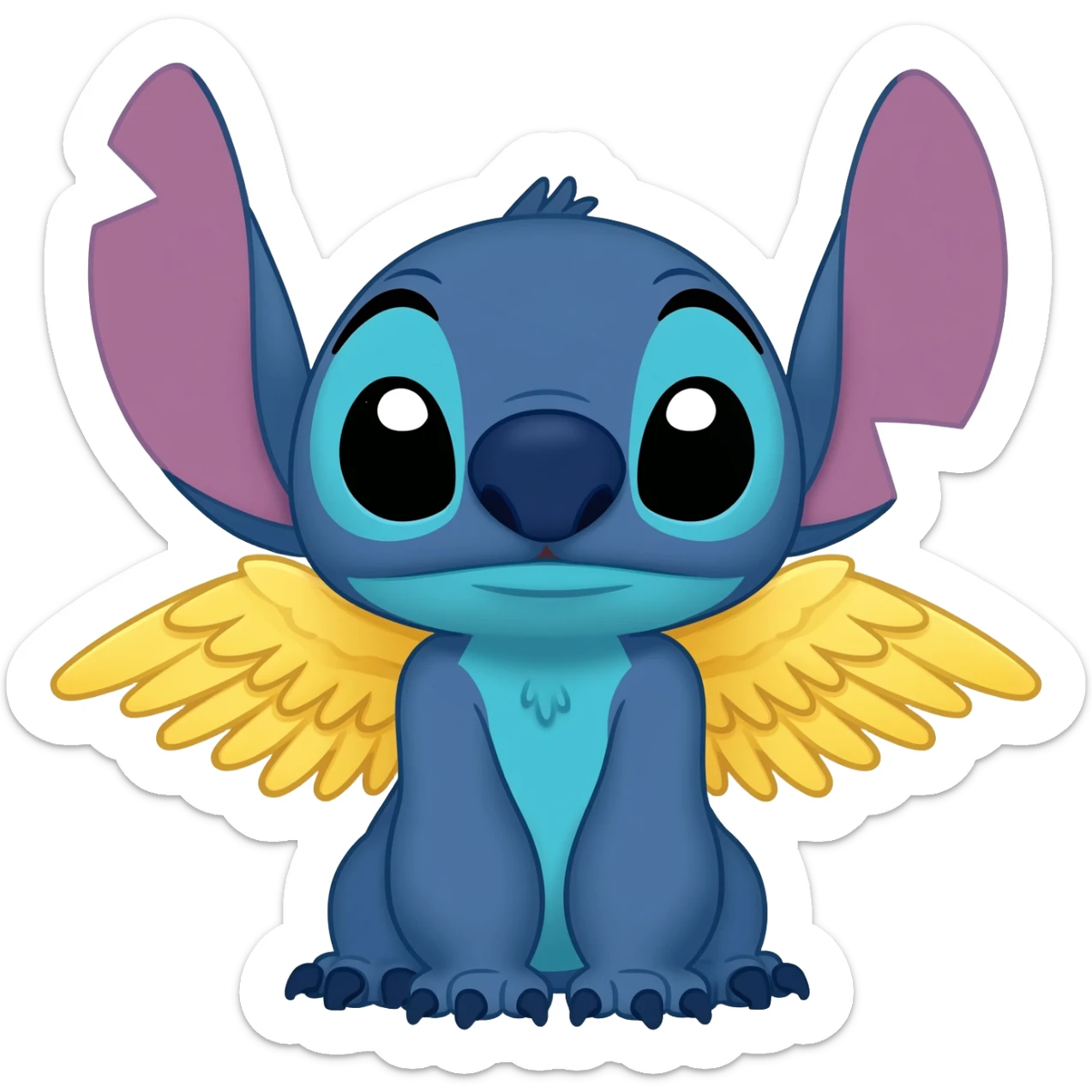 Stitch and Stitch Angel! sticker