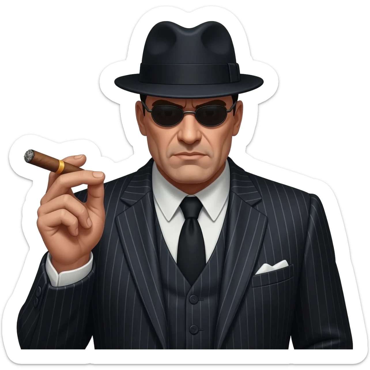 Italian mafioso sticker
