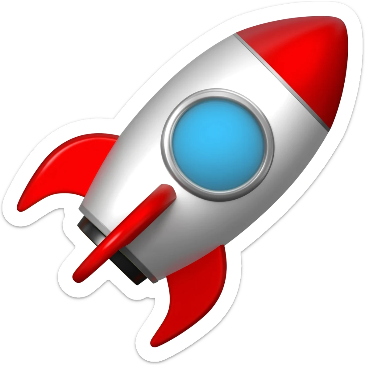 rocket sticker