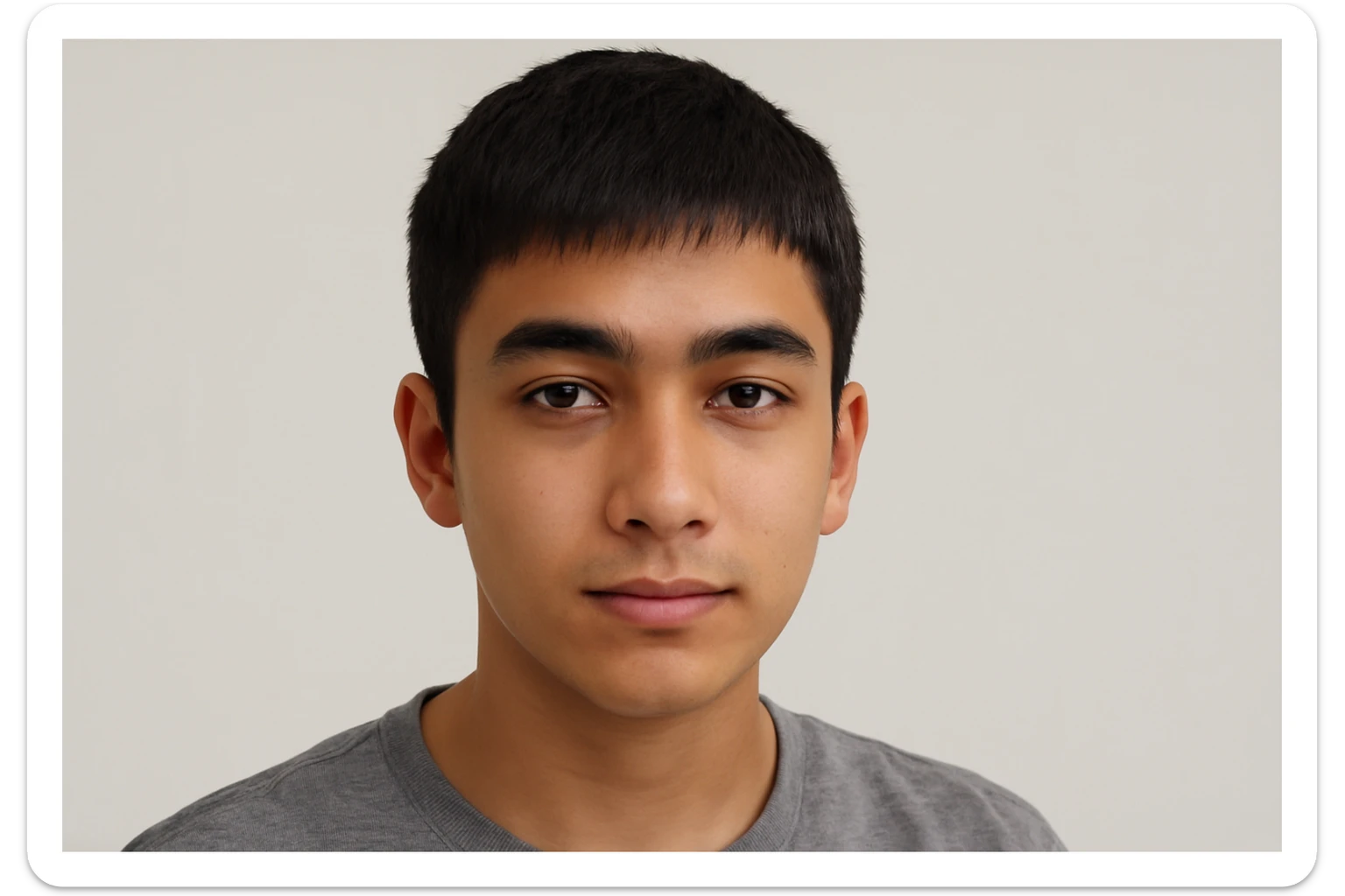 16 17 yoshli uzbek bolasini tasvirlab ber hech qanday milliy kiyimlarsiz sticker