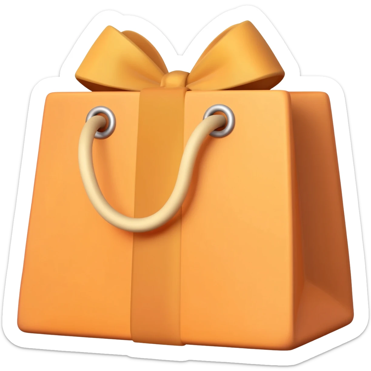 birthday gift shopping bag sticker