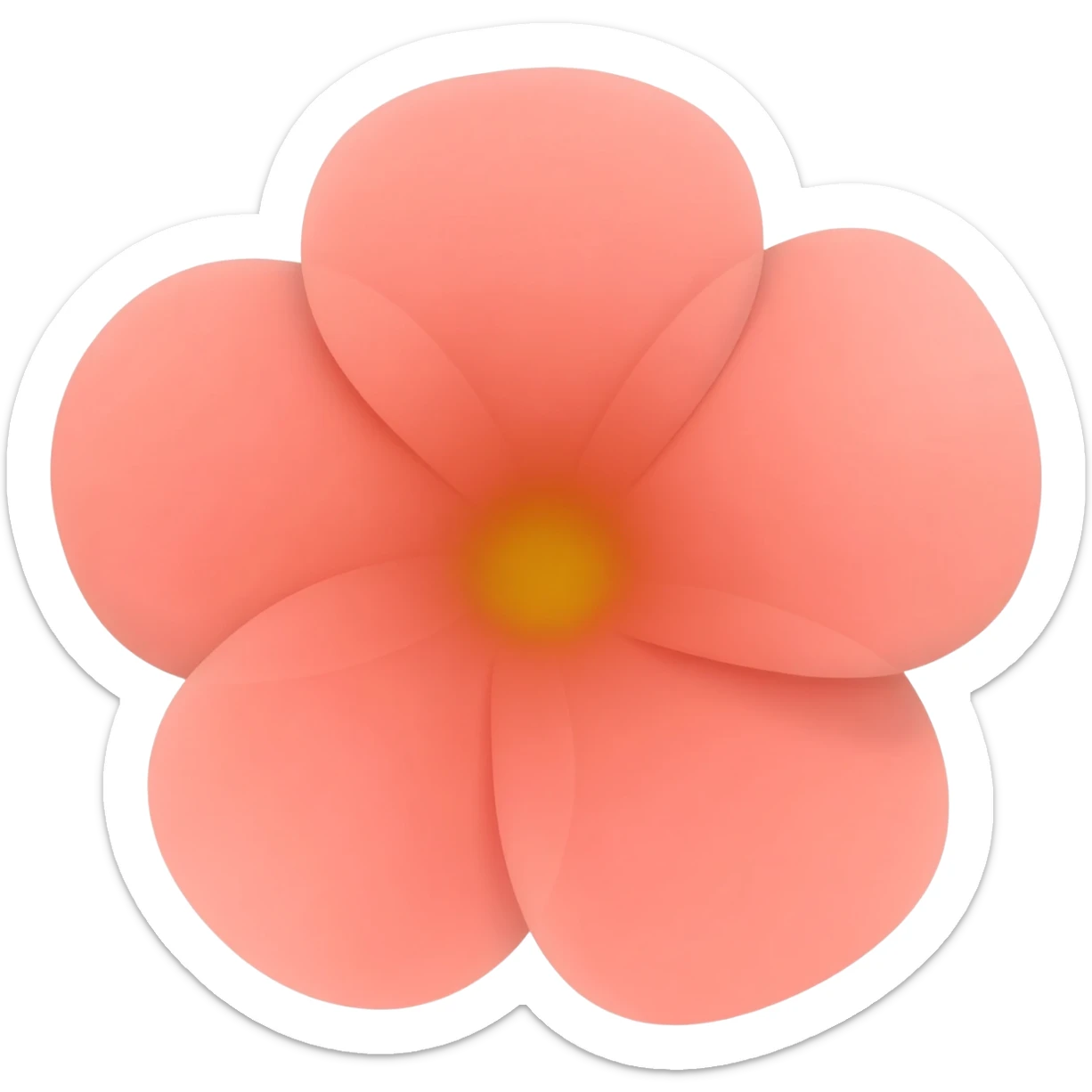 orange blossom sticker