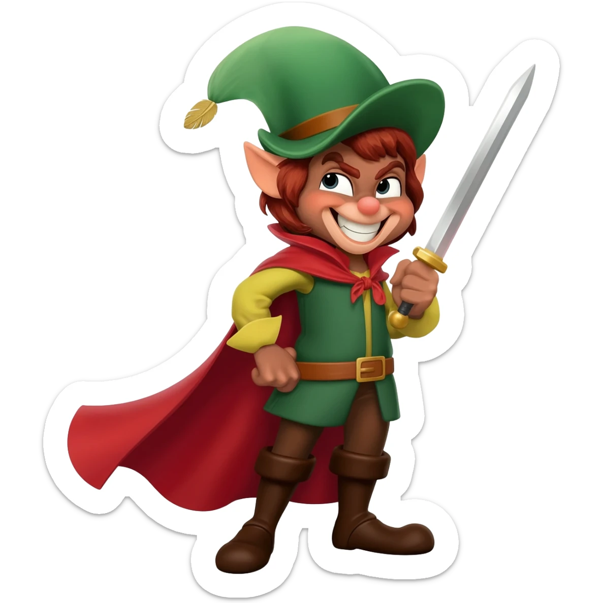 puss in boots character sticker