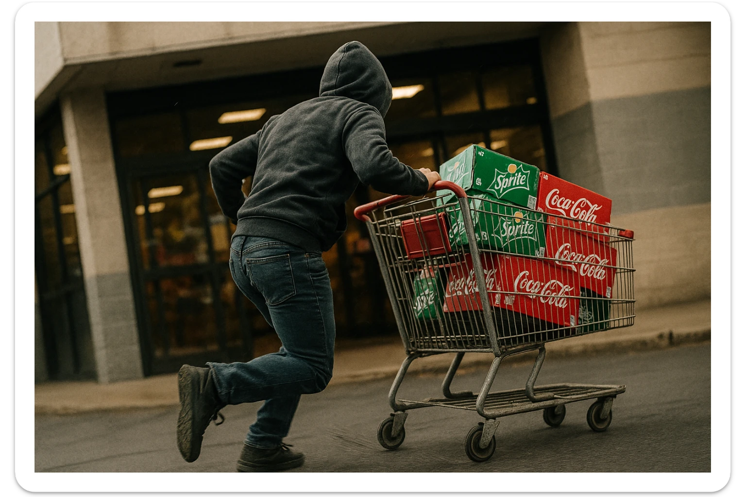 aka-uka ichimlik ortilgan aravani olib qochishyapti orqa tarafdan rakurs yuzi ko'rinmasin sticker