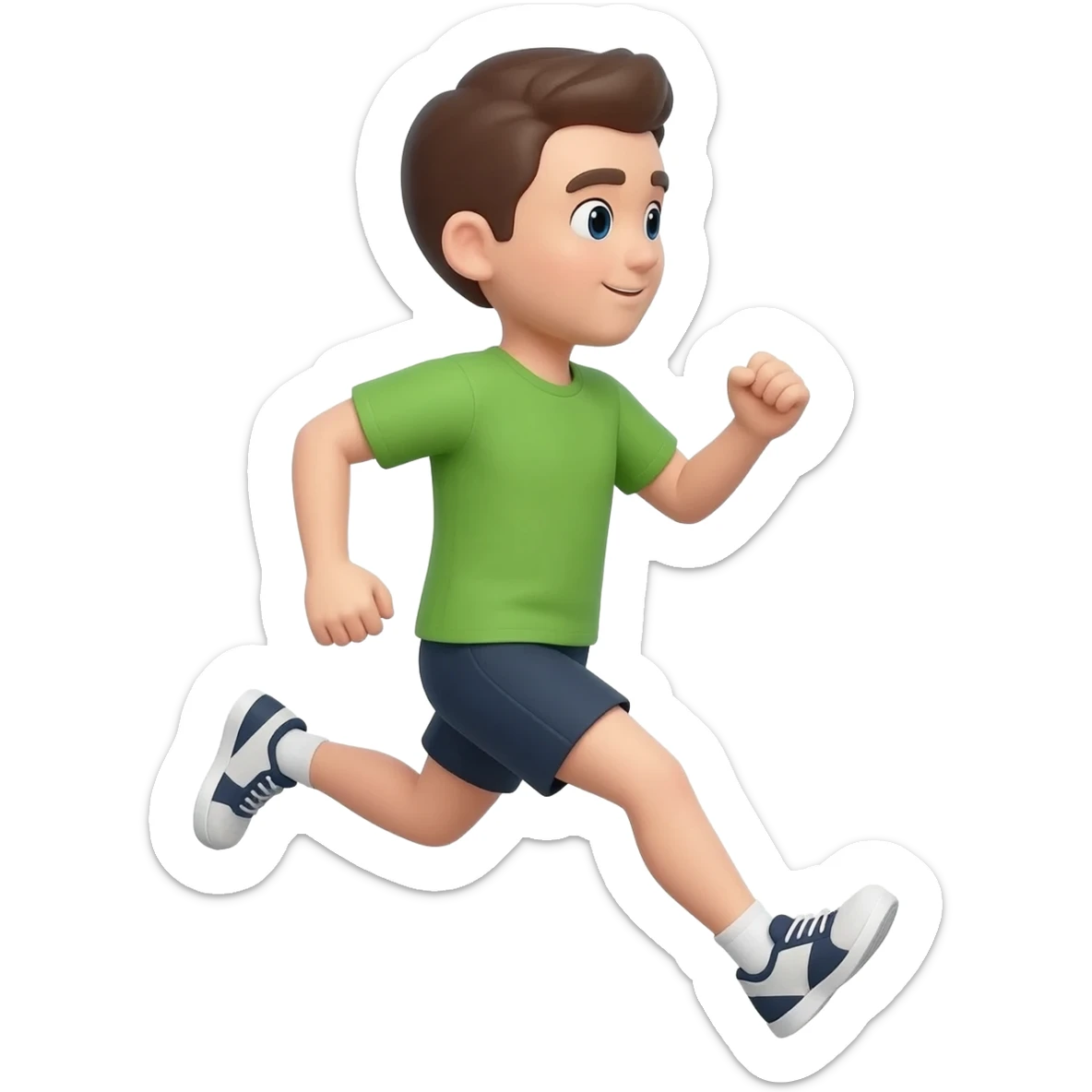 emoji that visually describes the phrase "move rapidly" sticker