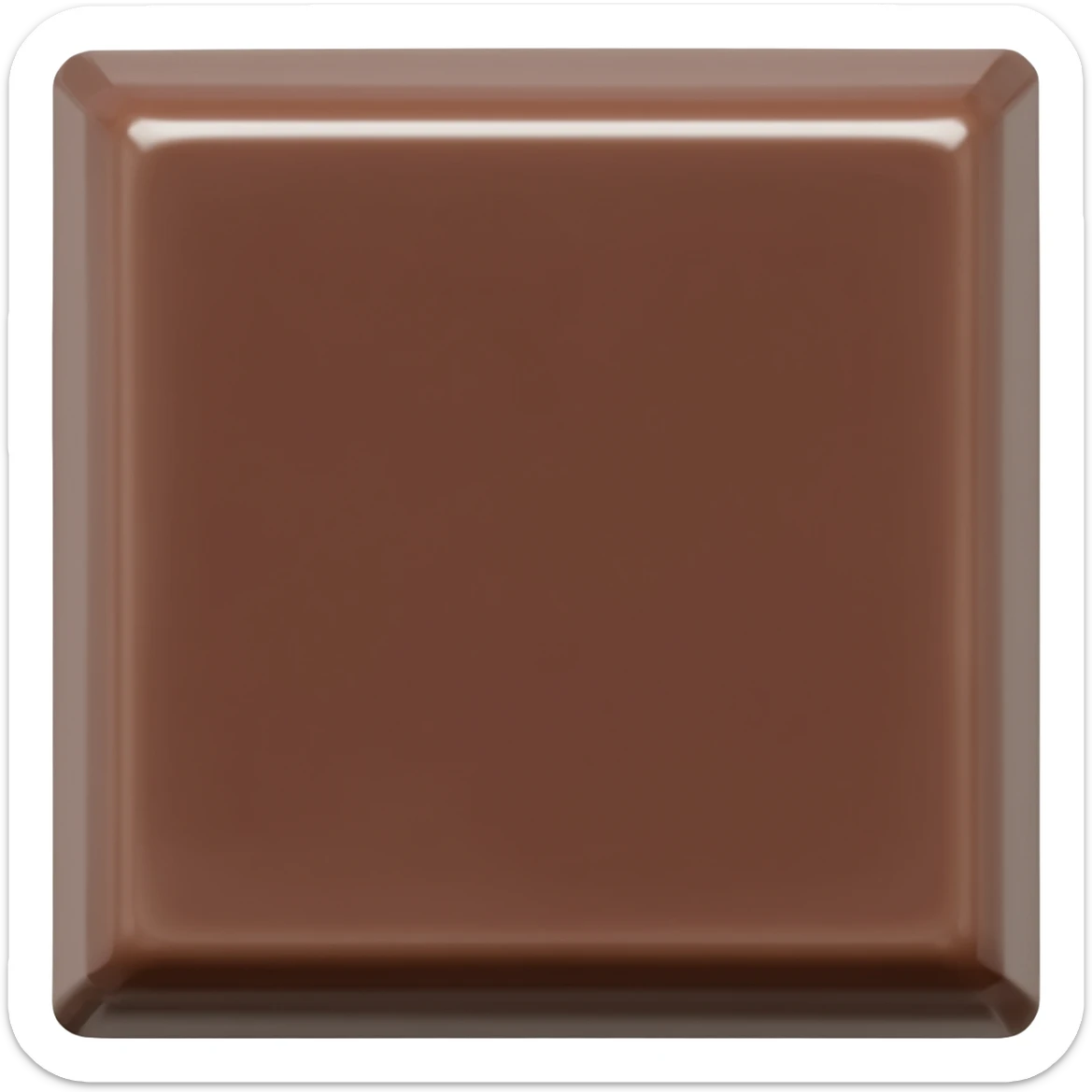 chocolate bar sticker
