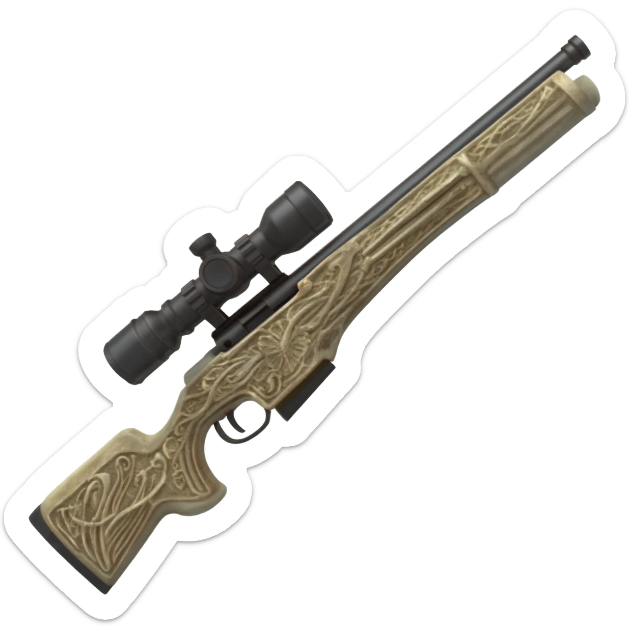 bones sniper rifle sticker