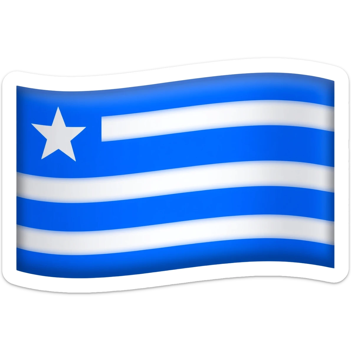 flag of Uruguay sticker