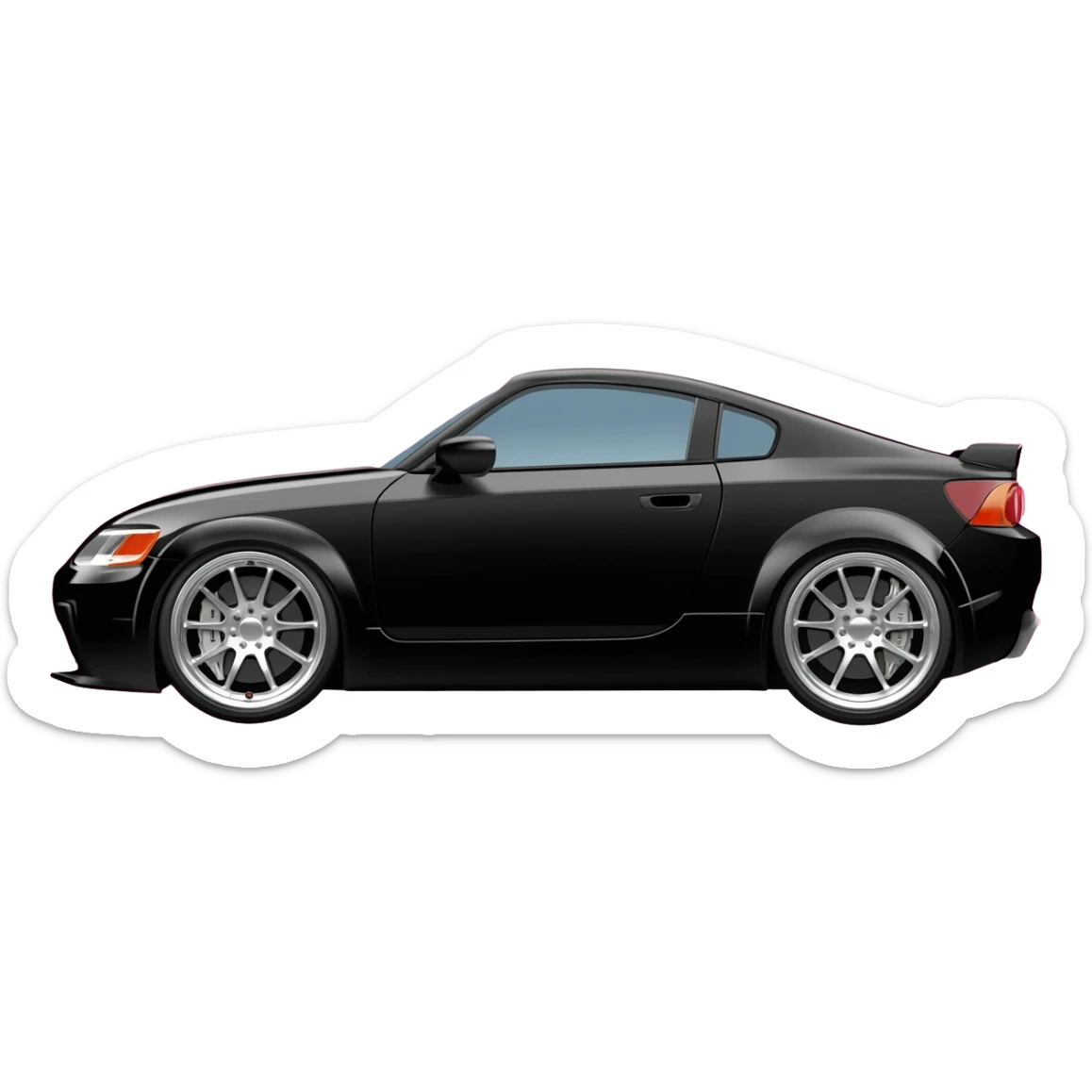 Fancy different shade of pink combined sport car sticker