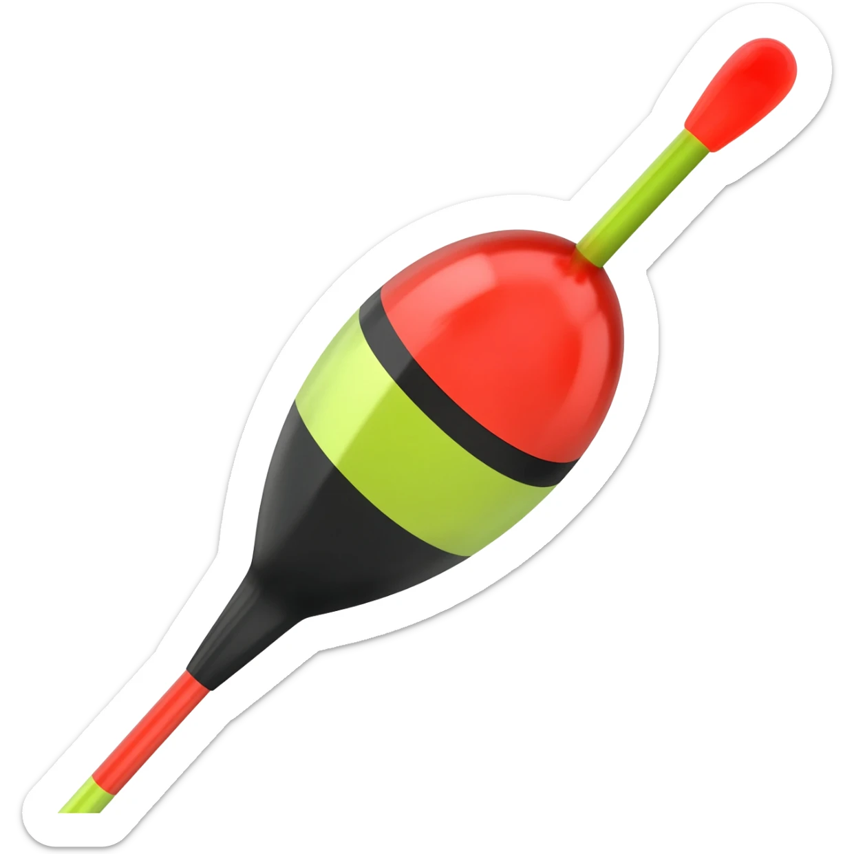 fishing float sticker