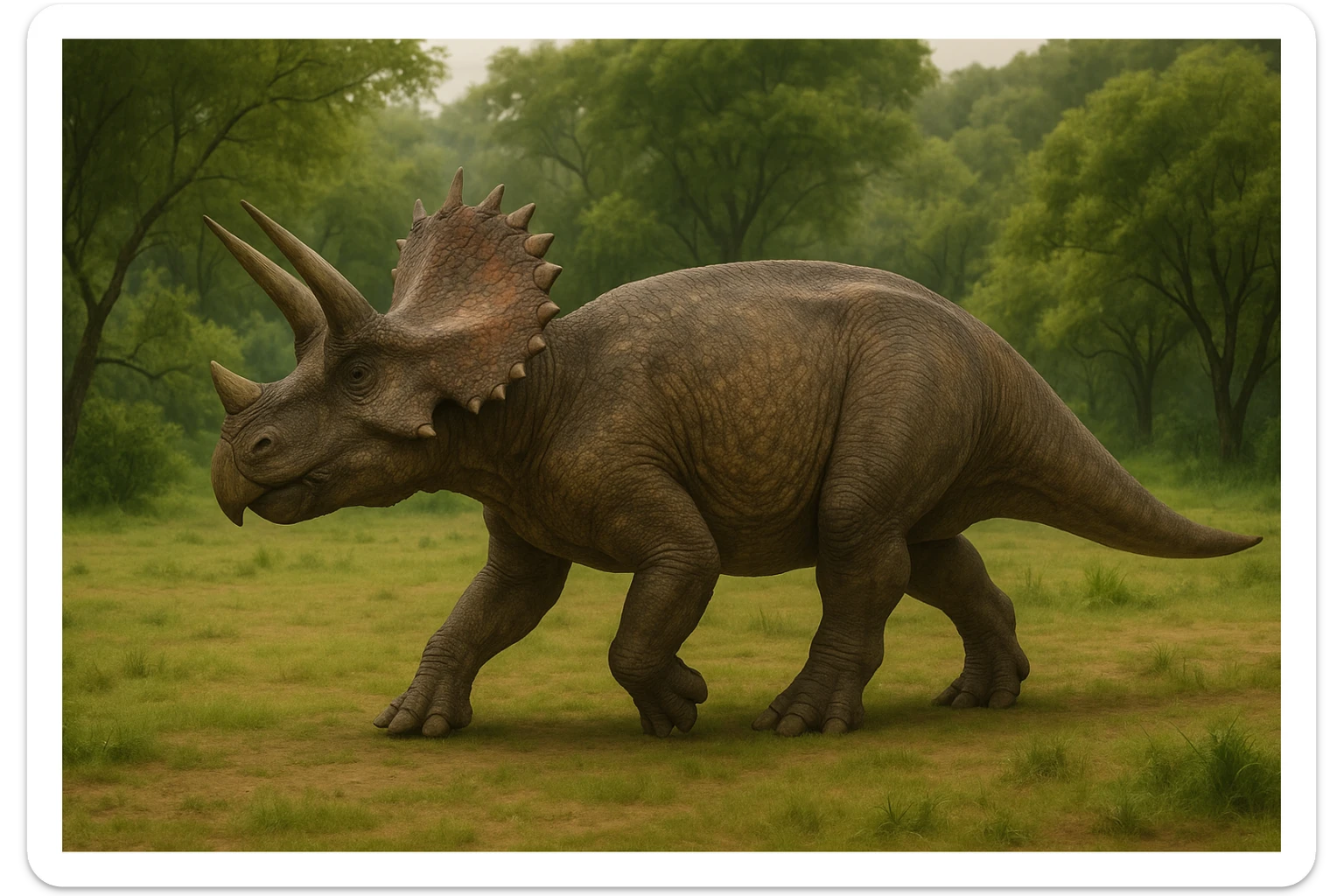 Triceratops sticker