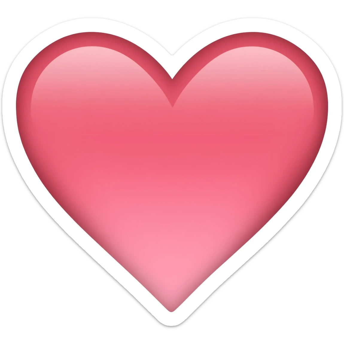 Wine heart emoji sticker