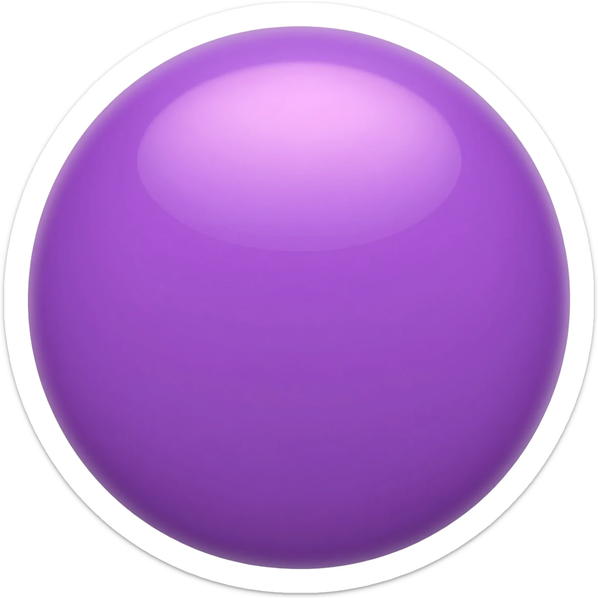 Purple sticker