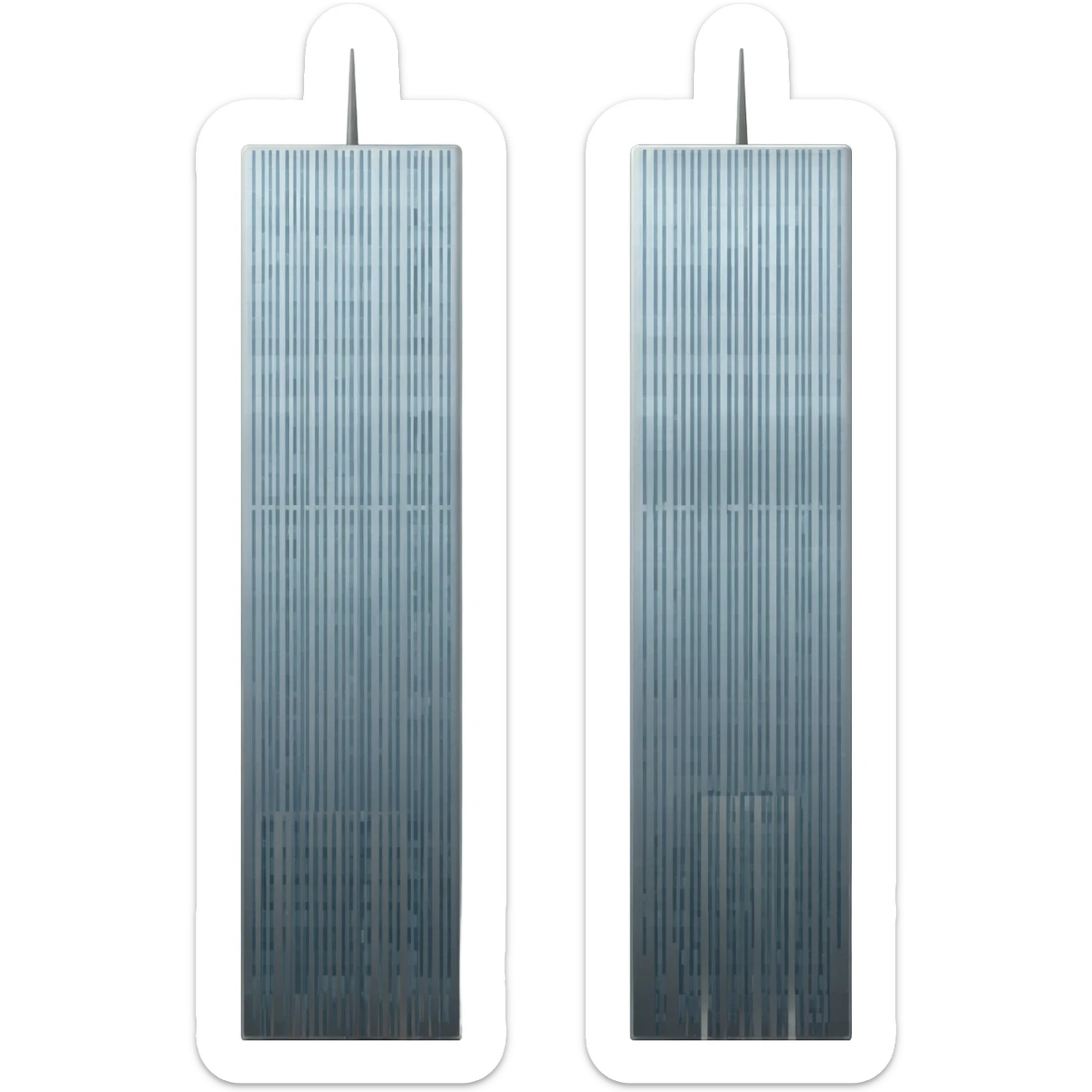 Twin Towers World Trade Center sticker