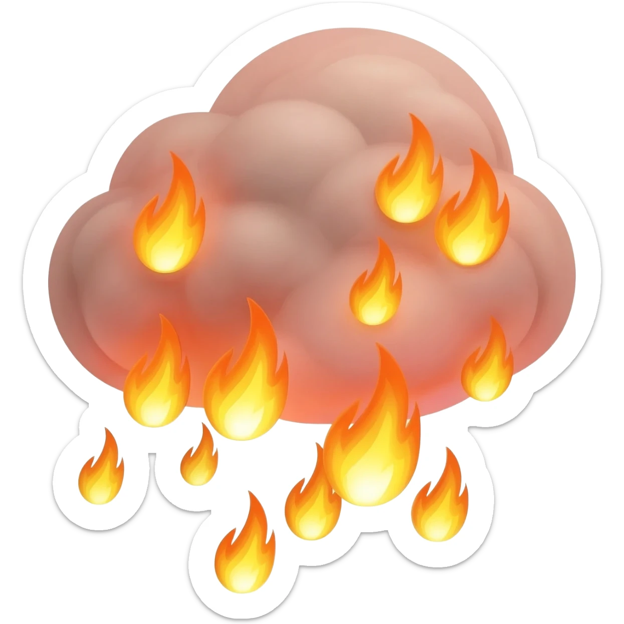 rain of fire sticker