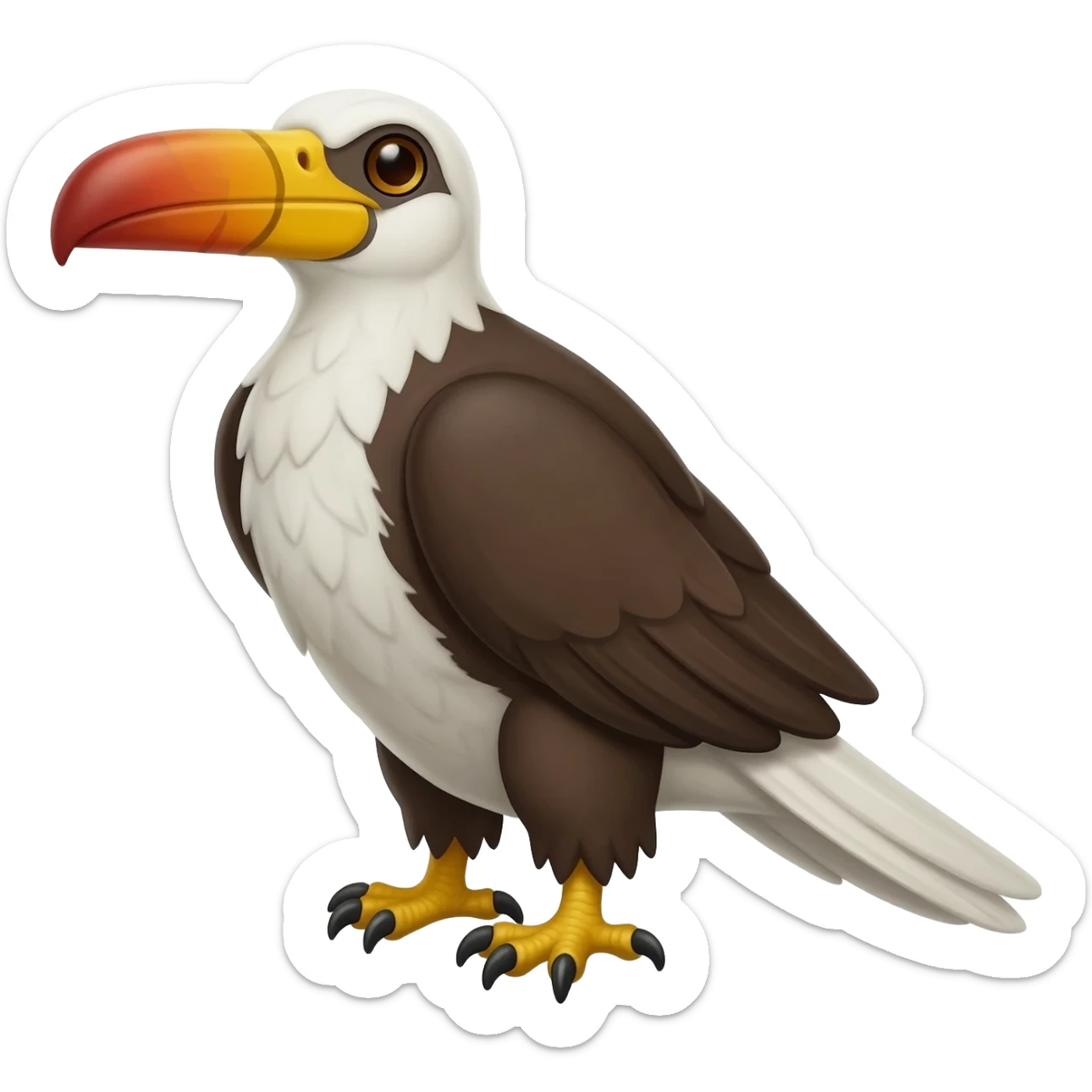 Beaky-beaked, Crocodile-Eagle-hybrid, full body sticker