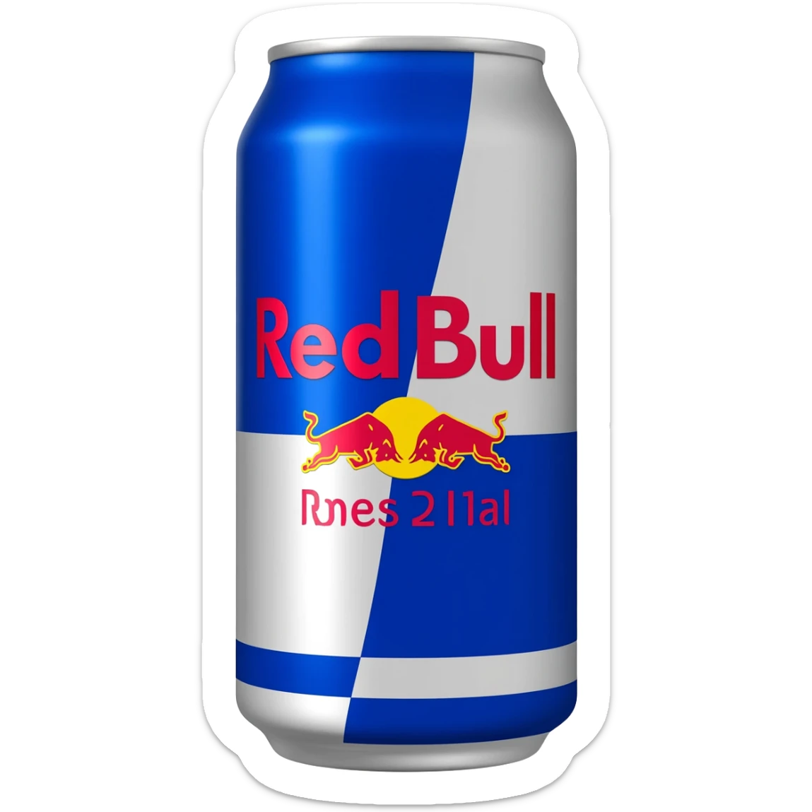 Red bull drink sticker