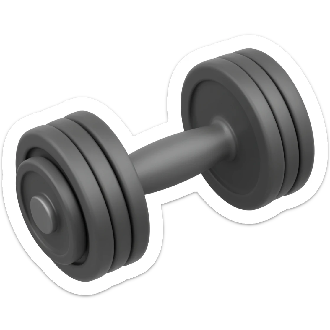 dumbbell sticker