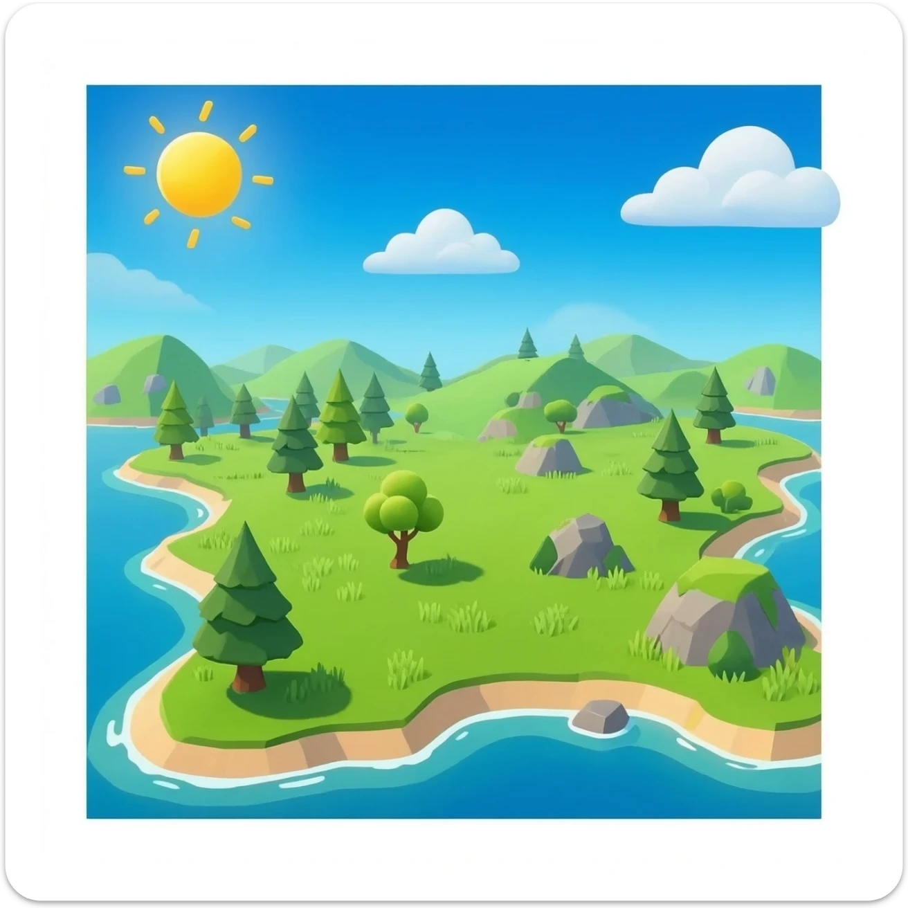 Fortnite chapter 3 map sticker