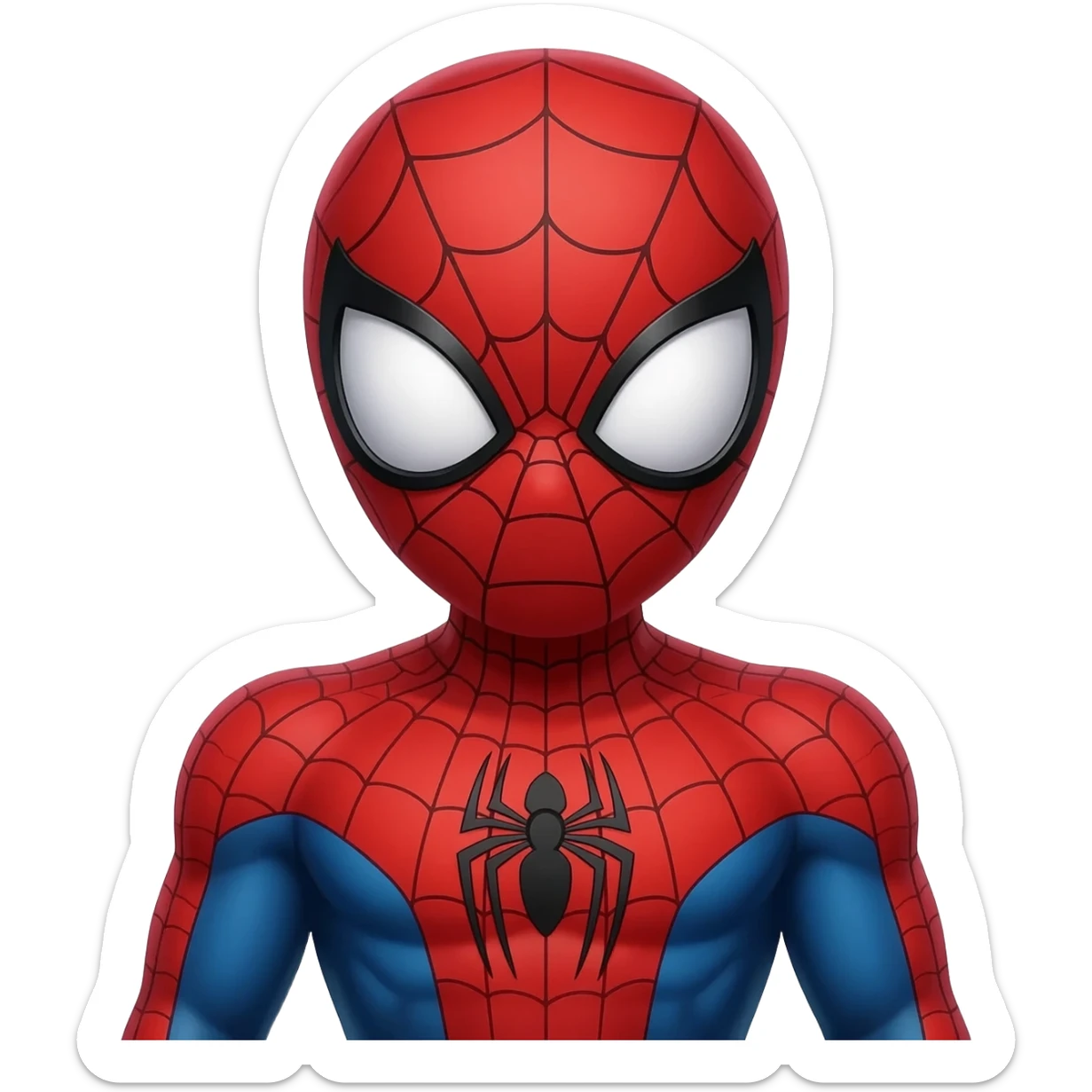 Spider-Man with heart eyes sticker