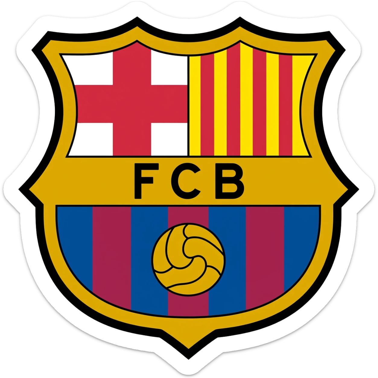 Fc barcalona sticker