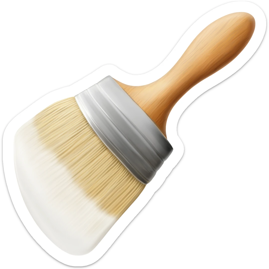 paint brush sticker