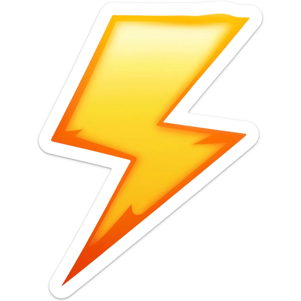 fire lightning sticker